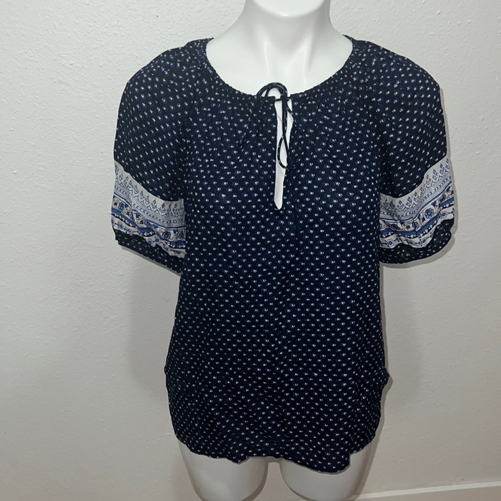 Lucky Brand Boho Shirt Sz M